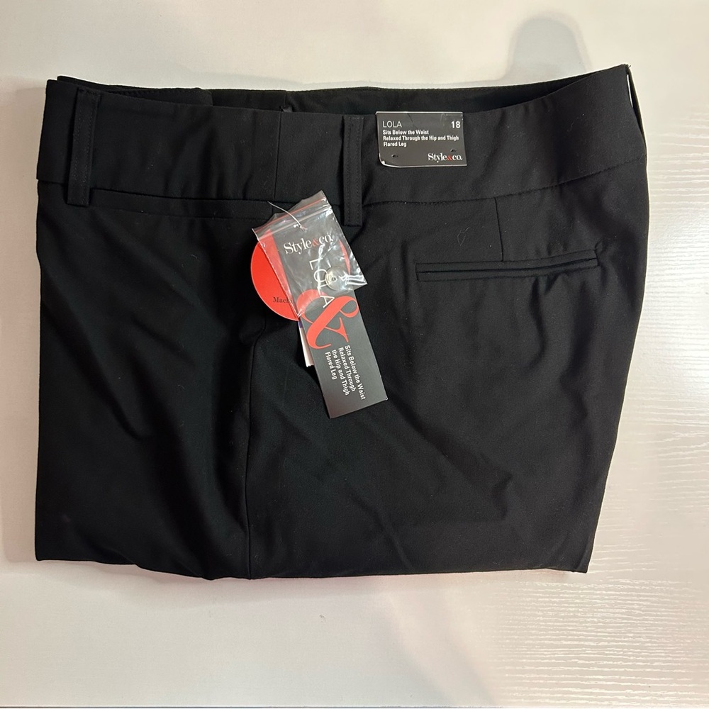 Style & Co. Lola Flared Leg Pant NWT, 18